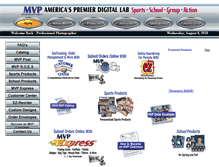 Tablet Screenshot of mvpcards.com